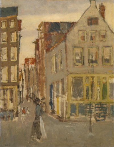 Lauriergracht u Druhé Laurierdwarsstraat od George Hendrik Breitner