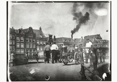 Pohled na Prinsengracht u mostu přes Leidsegracht v Amsterdamu od George Hendrik Breitner