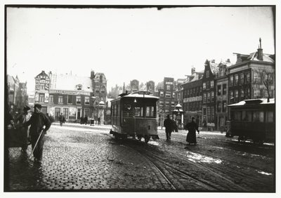 Pohled na náměstí Leidseplein v Amsterdamu od George Hendrik Breitner