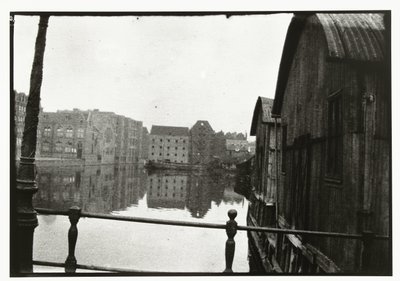 Pohled z mostu na Prinseneiland v Amsterdamu od George Hendrik Breitner