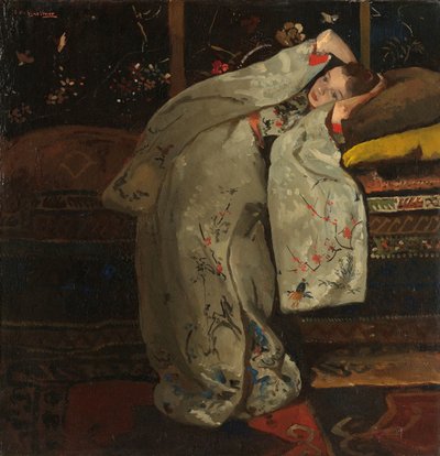 Dívka v bílém kimonu od George Hendrik Breitner