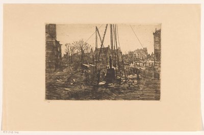 Hromadné práce na Raadhuisstraat v Amsterdamu od George Hendrik Breitner
