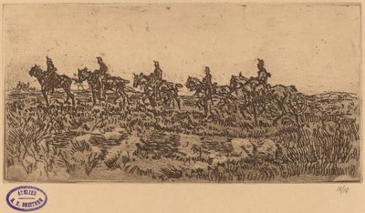 Husaři na koni jeden soubor od George Hendrik Breitner
