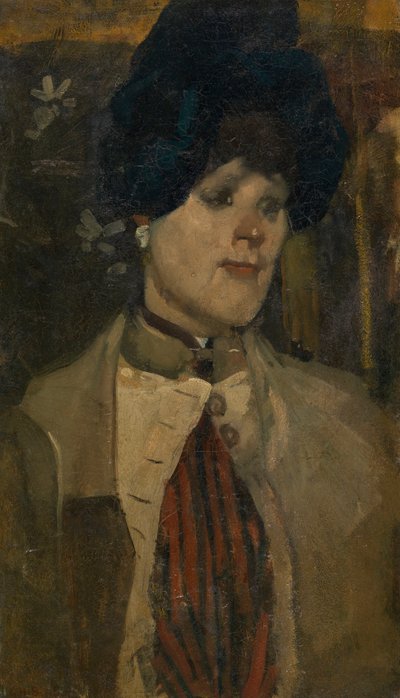 Portrét šansoniérky od George Hendrik Breitner