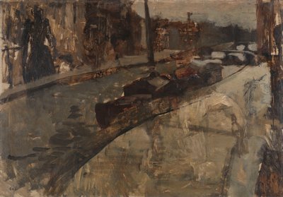 Prinsengracht poblíž Lauriergracht, Amsterdam od George Hendrik Breitner