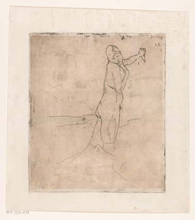 stojící nahá žena od George Hendrik Breitner