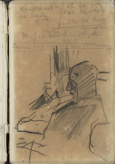 Dva sedící muži od George Hendrik Breitner