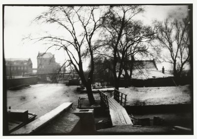 Zimní pohled na Amstel v Amsterdamu od George Hendrik Breitner