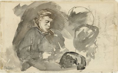 sedící chlapec od George Hendrik Breitner