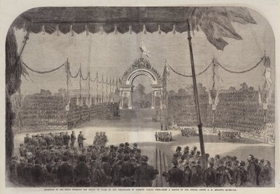 Přijetí Jeho královské Výsosti prince z Walesu obyvateli Toronta, Kanada West od George Henry Andrews