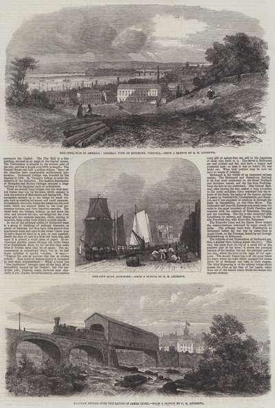 Občanská válka v Americe od George Henry Andrews