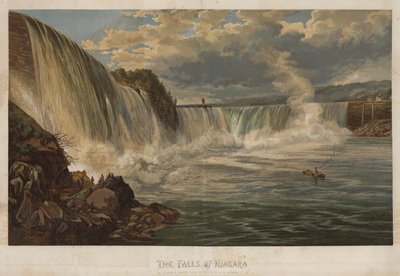 Niagarské vodopády (chromolitho) od George Henry Andrews