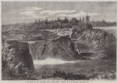 Vodopády Chaudiere, poblíž Quebecu od George Henry Andrews