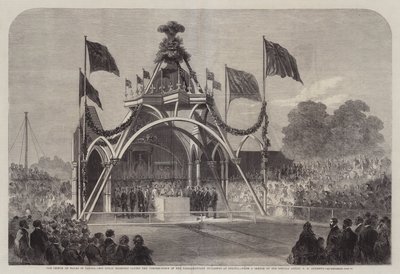 Princ z Walesu v Kanadě, Jeho královská Výsost pokládá základní kámen parlamentních budov v Ottawě od George Henry Andrews