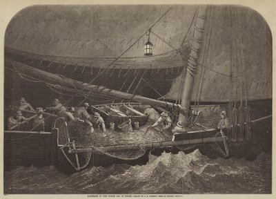 Vlečné sítě v Severním moři v noci od George Henry Andrews