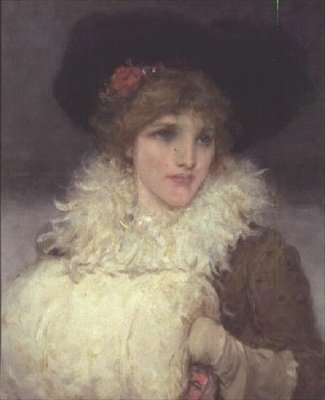 Portrét ženy, kolem roku 1895 od George Henry Boughton