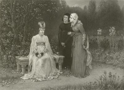 Královna Isabella a její dámy od George Henry Boughton