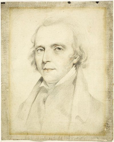 Portrét Johna Flaxmana, R.A. od George Henry Harlow