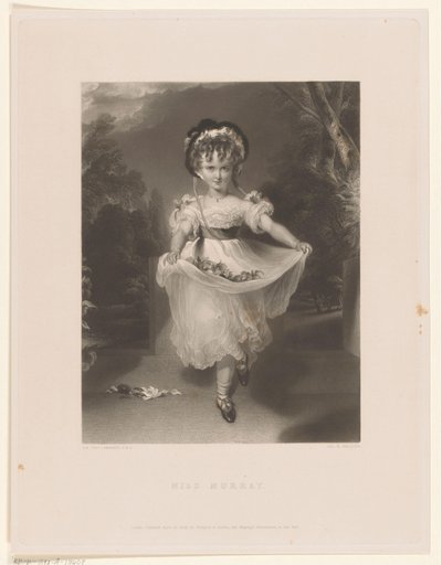 Portrét Louisy Georginy Augusty Anne Murrayové Slečna Murray (titul na objektu) od George Henry Phillips