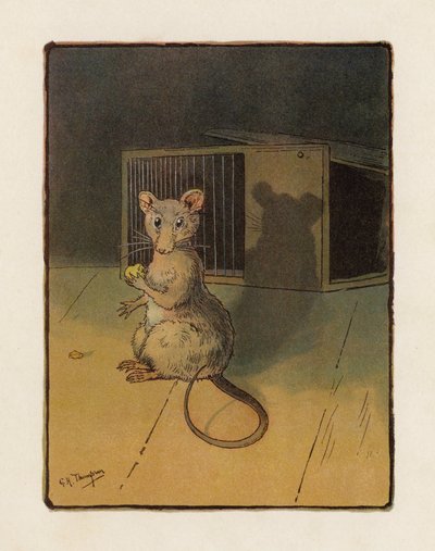 Myš (barevná litografie) od George Henry Thompson