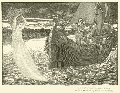 Undine mizí v Dunaji od George Heywood Maunoir Sumner