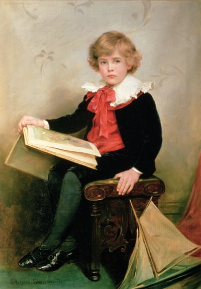 Portrét Normana Stewarta Daviese od George Hillyard Swinstead