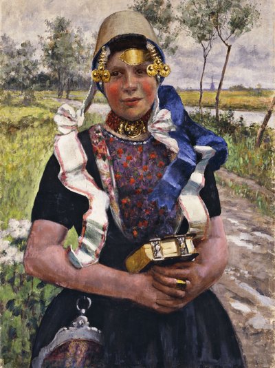 Dutch Finery, Marken Girl, od George Hitchcock