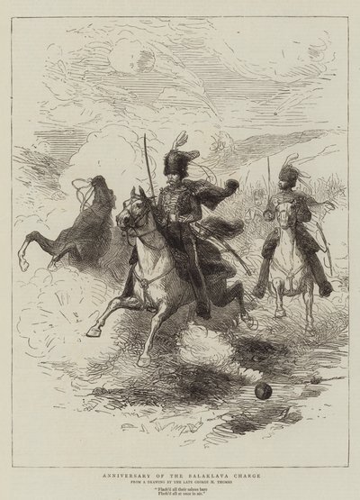 Výročí Balaklava Charge od George Housman Thomas