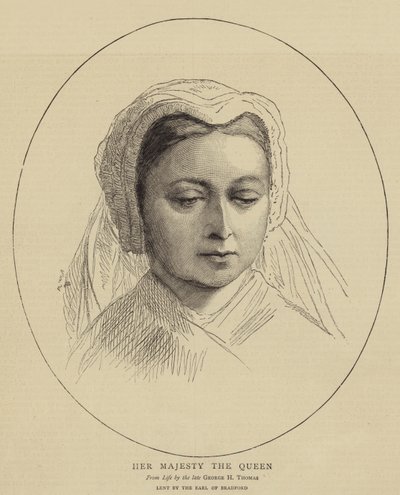 Její Veličenstvo královna od George Housman Thomas