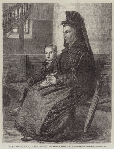 Nedělní ráno, Coburg od George Housman Thomas