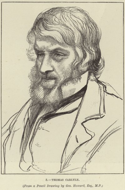 Portrét Thomase Carlylea od George Howard