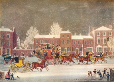 Přístup k Vánocům, c19. století od George Hunt