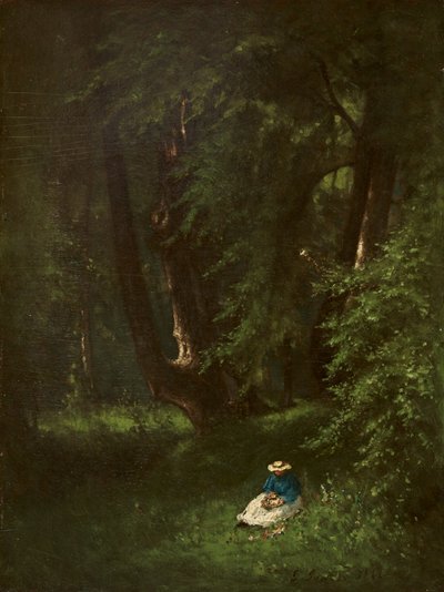 V lesích od George Inness