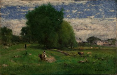 Cesta do vesnice, Milton od George Inness