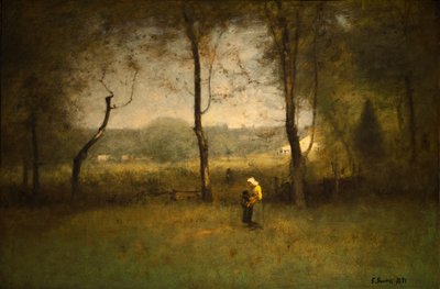 Sběrači dřeva, jedno podzimní odpoledne od George Inness