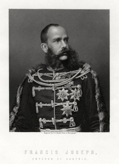 František Josef, rakouský císař, 19. století. od George J. Stodart