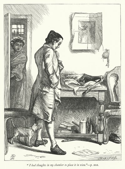Ilustrace pro The Deserted Village (rytina) od George John Pinwell
