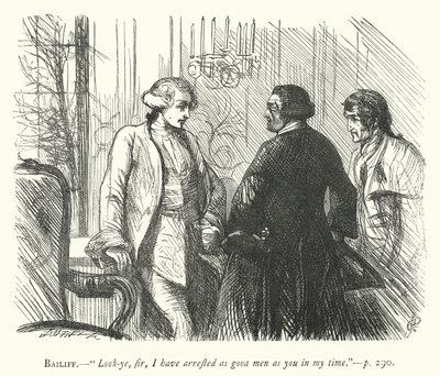 Ilustrace k filmu The Good-Natured Man (rytina) od George John Pinwell