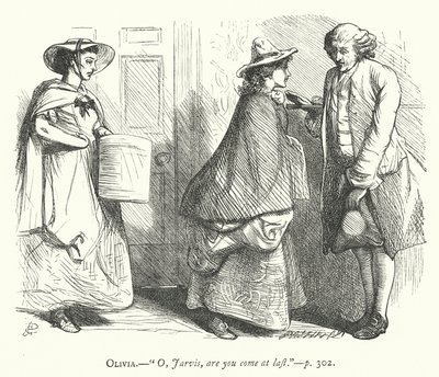 Ilustrace k filmu The Good-Natured Man (rytina) od George John Pinwell
