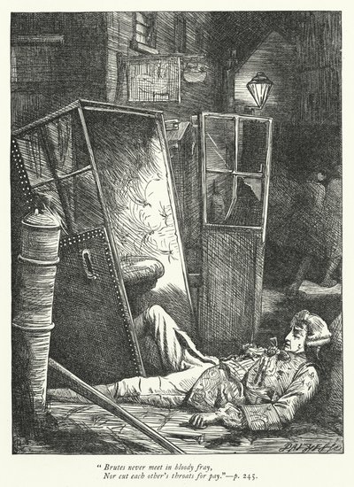 Ilustrace pro The Logicians Refuted (rytina) od George John Pinwell