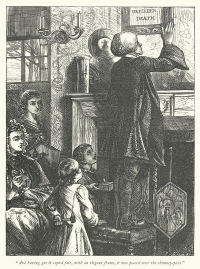 Ilustrace pro The Vicar of Wakefield (rytina) od George John Pinwell