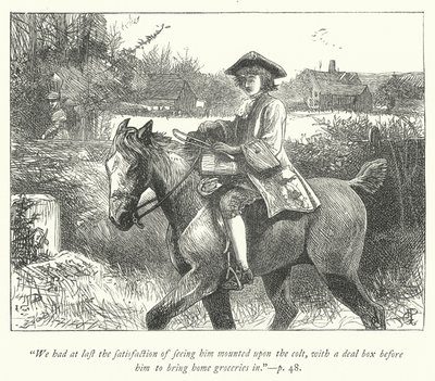 Ilustrace pro The Vicar of Wakefield (rytina) od George John Pinwell