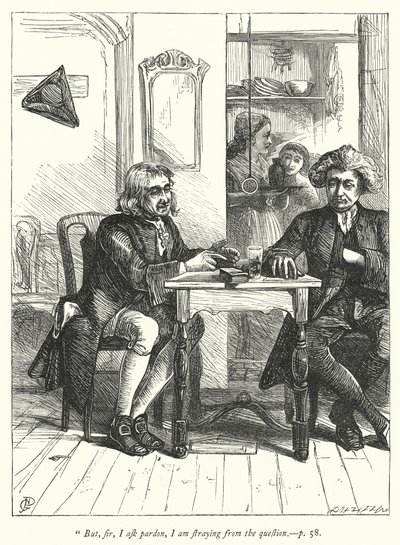 Ilustrace pro The Vicar of Wakefield (rytina) od George John Pinwell