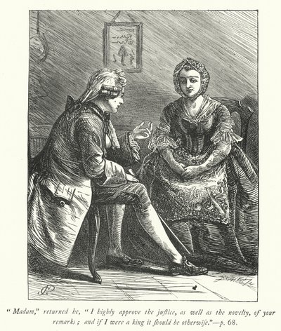 Ilustrace pro The Vicar of Wakefield (rytina) od George John Pinwell