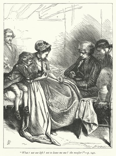 Ilustrace pro The Vicar of Wakefield (rytina) od George John Pinwell