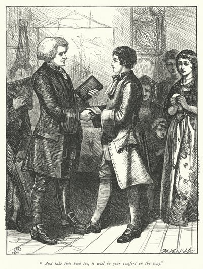 Ilustrace pro Vicar of Wakefield (rytina) od George John Pinwell