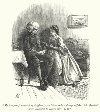 Ilustrace pro Vicar of Wakefield (rytina) od George John Pinwell