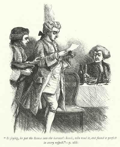 Ilustrace pro Vicar of Wakefield (rytina) od George John Pinwell