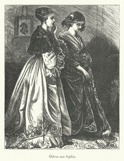 Ilustrace pro Vicar of Wakefield (rytina) od George John Pinwell
