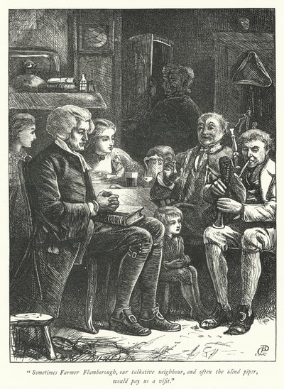 Ilustrace pro Vicar of Wakefield (rytina) od George John Pinwell
